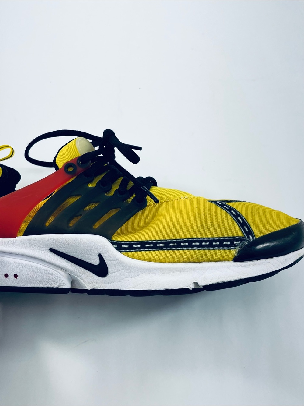 Nike Air Presto Road Race CT3550-700 Yellow Red Black Men’s :9Athletic Sneakers - Picture 10 of 16